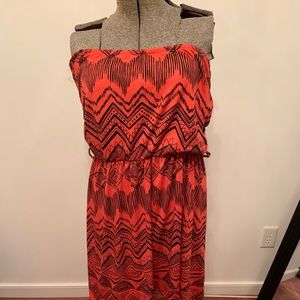 NWT High low strapless dress